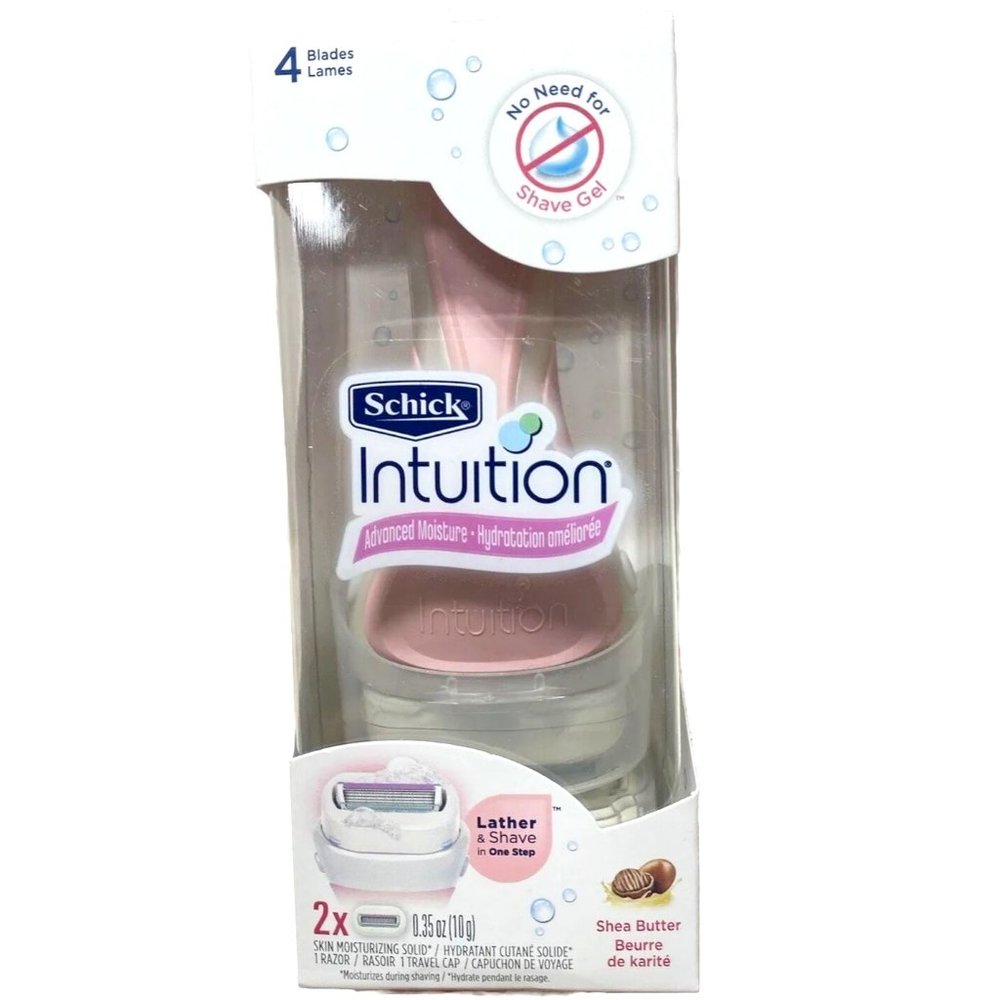 BRAND NEW Schick Intuition Razor - 4 Blade Body Hair Shave Remover